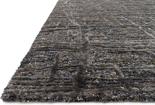 Loloi Juneau JY-05 Charcoal / Area Rug 5' X 8' Corner Shot Feature