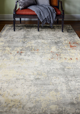 Bashian Cascade K153-HSV19 Grey Area Rug Room Scene Feature