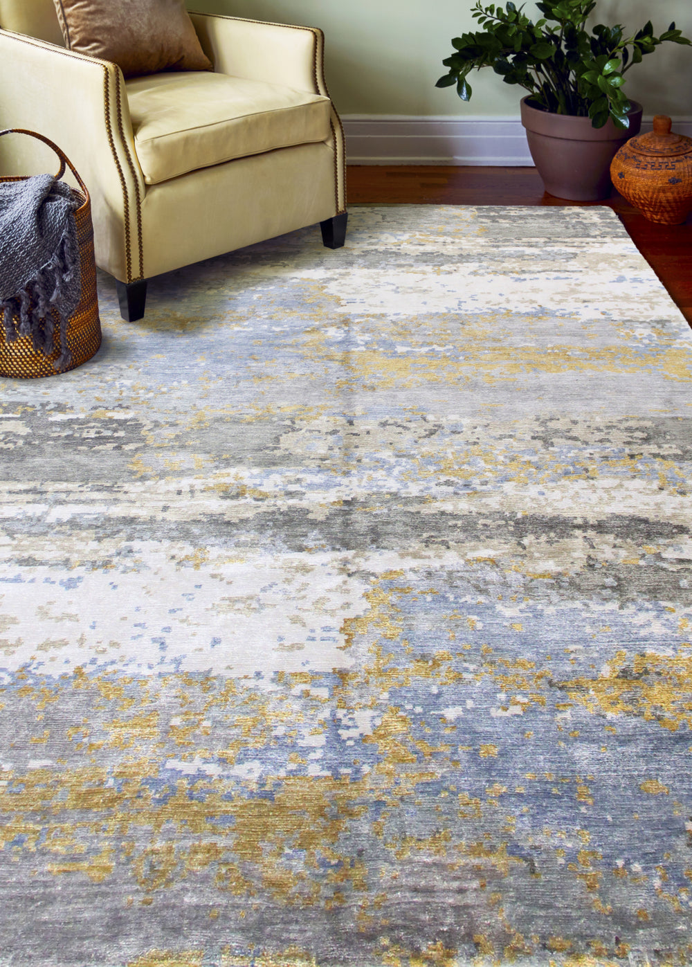 Bashian Cascade K153-HSV6 Multi Area Rug Room Scene Feature