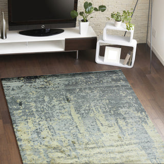 Bashian Cascade K153-HSV10 Slate Area Rug Room Scene Feature