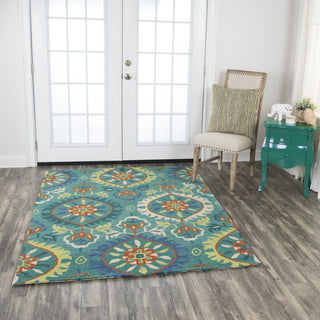 Rizzy Arden Loft-Kavali KA099B Emerald Green Area Rug  Feature