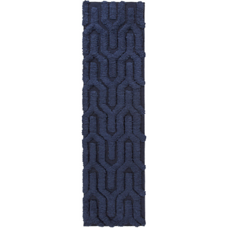 Surya Kabru KAB-8005 Navy Area Rug 2'6'' x 8' Runner