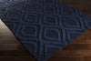 Surya Kabru KAB-8012 Navy Hand Woven Area Rug 5x8 Corner