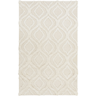 Surya Kabru KAB-8015 Ivory Area Rug 5' x 8'