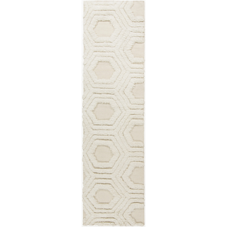 Surya Kabru KAB-8017 Ivory Area Rug 2'6'' x 8' Runner