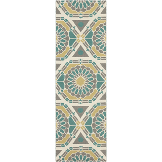 Surya Kaleidoscope KAL-8001 Olive Area Rug 2'6'' x 8' Runner