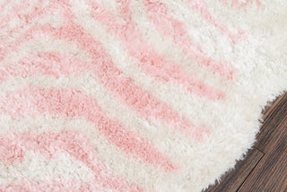 Momeni Kalahari KAL-1 Pink Area Rug by Novogratz Corner Shot