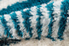 Momeni Kalahari KAL-1 Turquoise Area Rug by Novogratz Detail Shot