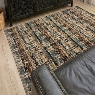 Karastan Expressions Kaleidoscopic Denim Area Rug by Scott Living Main Image