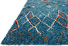 Loloi Kalliope KP-01 Blue/Multi Area Rug by Justina Blakeney Detail Shot