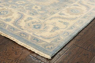 LR Resources Kanika 21026 Light Blue / Ivory Area Rug Alternate Image