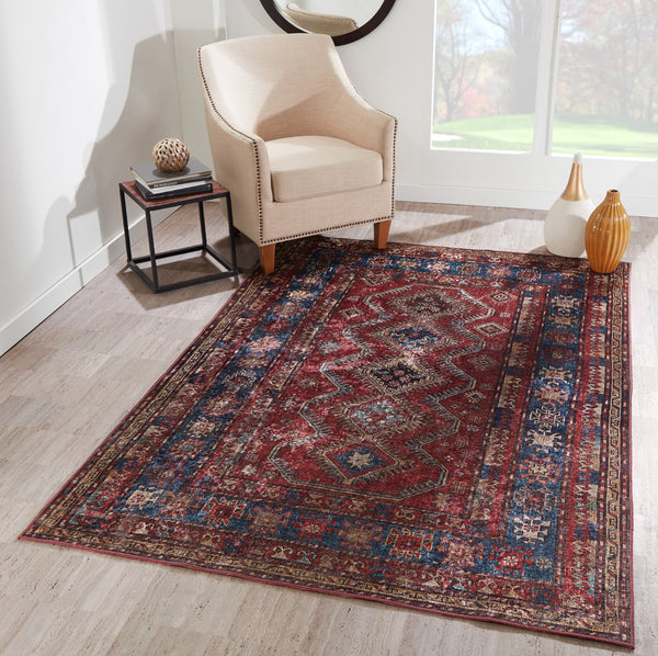 Momeni Karachi KAR1 Burgundy Area Rug Incredible Rugs and Decor