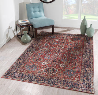 Momeni Karachi KAR-2 Rust Area Rug Main Image Feature