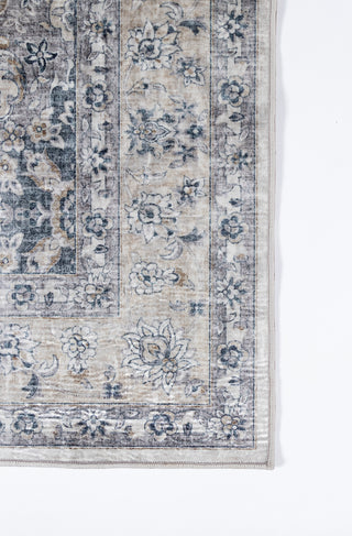 Momeni Karachi KAR-7 Grey Area Rug Corner Image