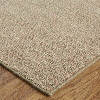 Karastan Mockado Salmon Area Rug Corner Image