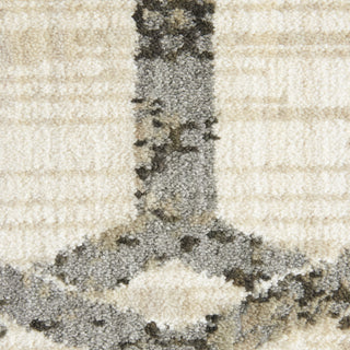 Karastan Design Concepts Simpatico Copacetic Cream Area Rug Closeup Image