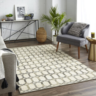 Karastan Design Concepts Simpatico Copacetic Cream Area Rug Main Feature