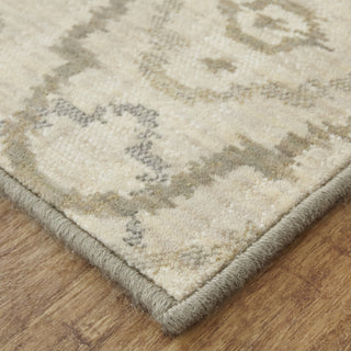 Karastan Design Concepts Simpatico Gala Cream Area Rug Corner Shot
