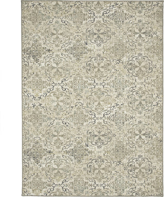 Karastan Design Concepts Simpatico Moy Cream Area Rug 5' X 7' Main Image