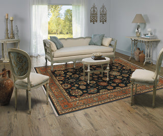 Karastan Sovereign Sultana Navy Area Rug Room Scene Feature