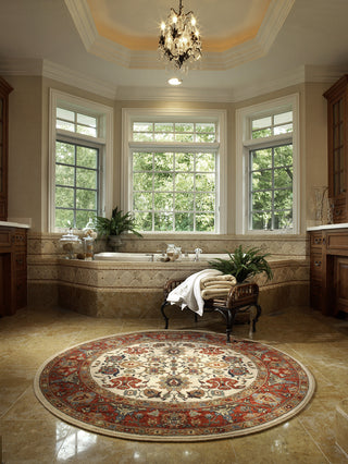 Karastan English Manor Stratford Area Rug Room Scene Feature