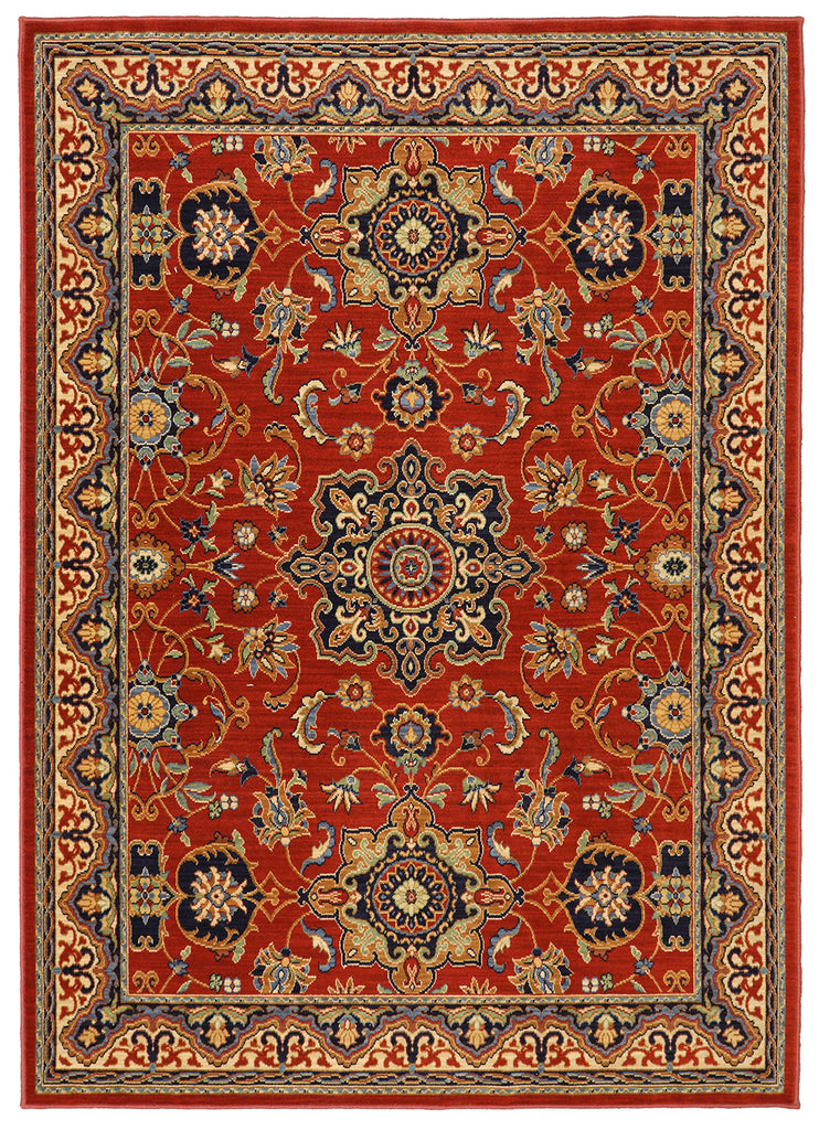 Karastan English Manor Manchester Red Area Rug main image