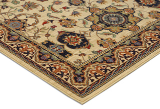 Karastan English Manor Manchester Ivory Area Rug Corner Shot