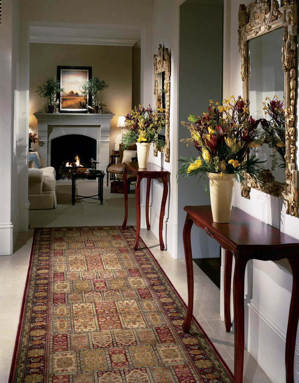 Karastan Antique Legends Bakhtiyari Area Rug Room Scene Feature
