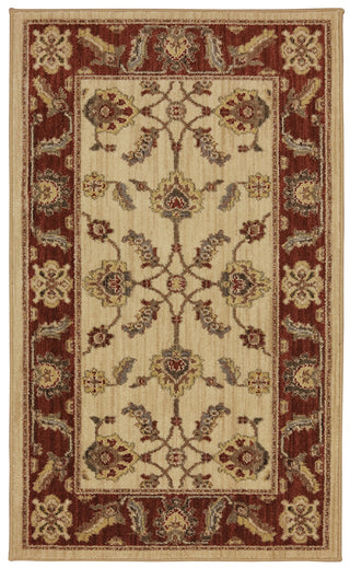 Karastan Sierra Mar Sedona Ivory/Henna Area Rug Runner Feature