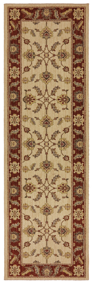 Karastan Sierra Mar Sedona Ivory/Henna Area Rug 2' 5'' X 8' Runner