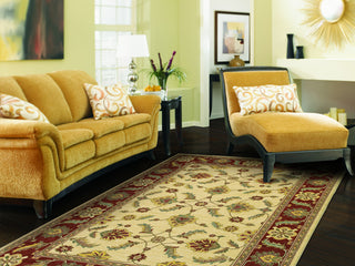 Karastan Sierra Mar Sedona Ivory/Henna Area Rug Room Scene