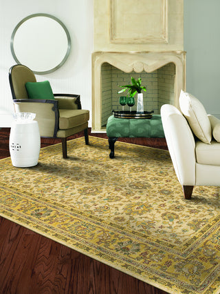 Karastan Sierra Mar Capri Maize Area Rug Room Scene Feature