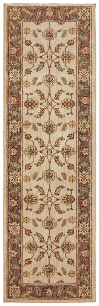 Karastan Sierra Mar Sedona Ivory/Limestone Area Rug Runner