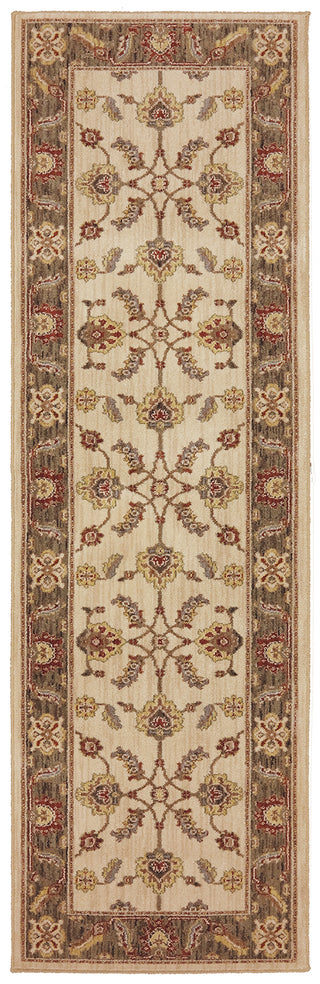 Karastan Sierra Mar Sedona Ivory/Limestone Area Rug 2' 5'' X 8' Runner