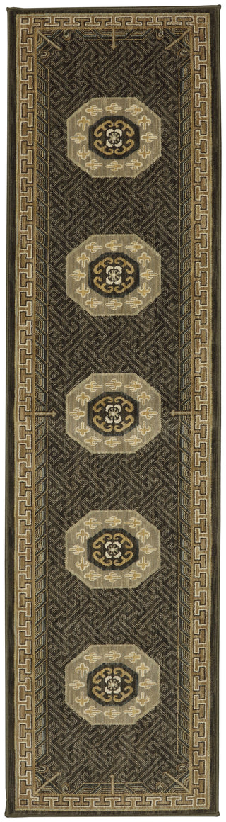 Karastan Manifesto Soprano Charcoal Area Rug Runner