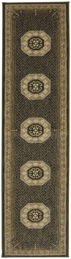 Karastan Manifesto Soprano Charcoal Area Rug 2' 1'' X 7' 10'' Runner