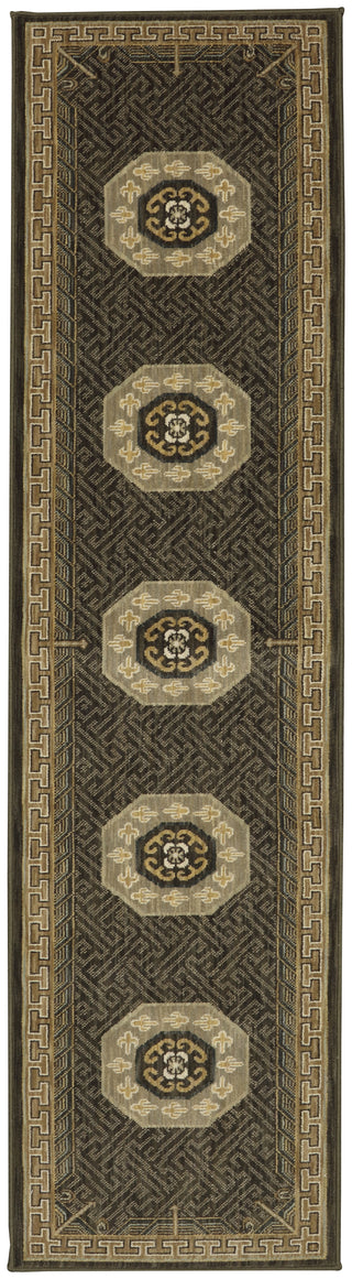 Karastan Manifesto Soprano Charcoal Area Rug 2' 1'' X 7' 10'' Runner