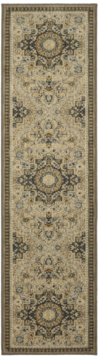 Karastan Manifesto Bravi Gray Area Rug Runner