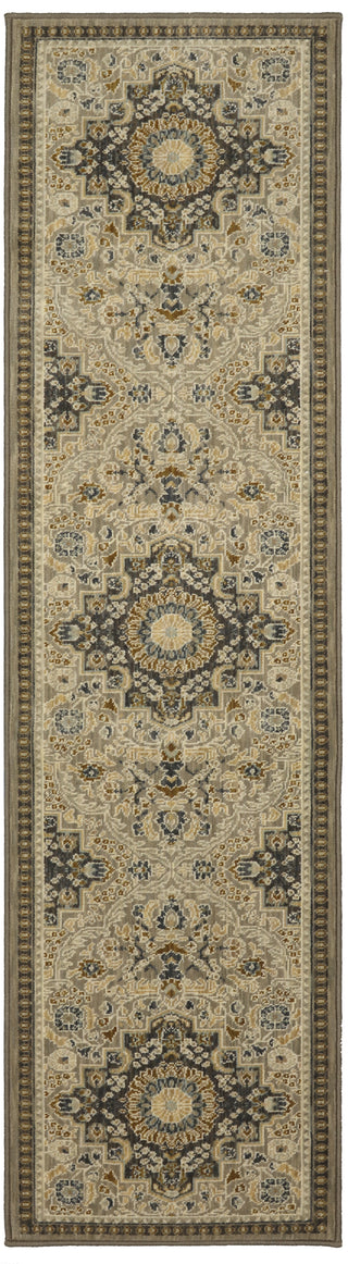 Karastan Manifesto Bravi Gray Area Rug 2' 1'' X 7' 10'' Runner