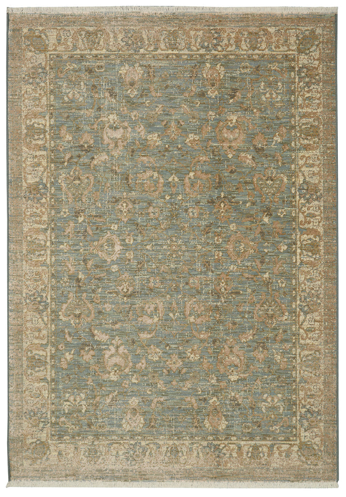 Karastan Titanium Excelsior Seaglass Area Rug Main Image 5'3''x7'10'' Size 