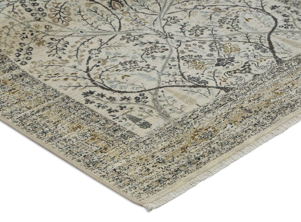 Karastan Titanium Sans Pareil Ivory Area Rug Corner 