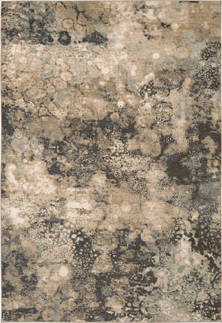 Karastan Kismet Serene Denim Gold Area Rug Main Image