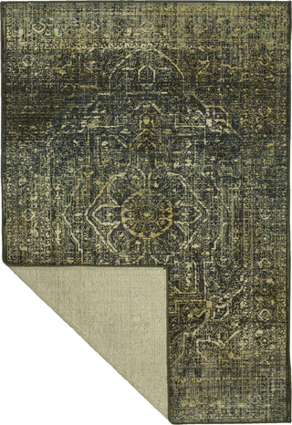 Karastan Kismet Moirai Denim Area Rug Folded