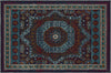 Karastan Meraki Capstone Peacock Area Rug Accent