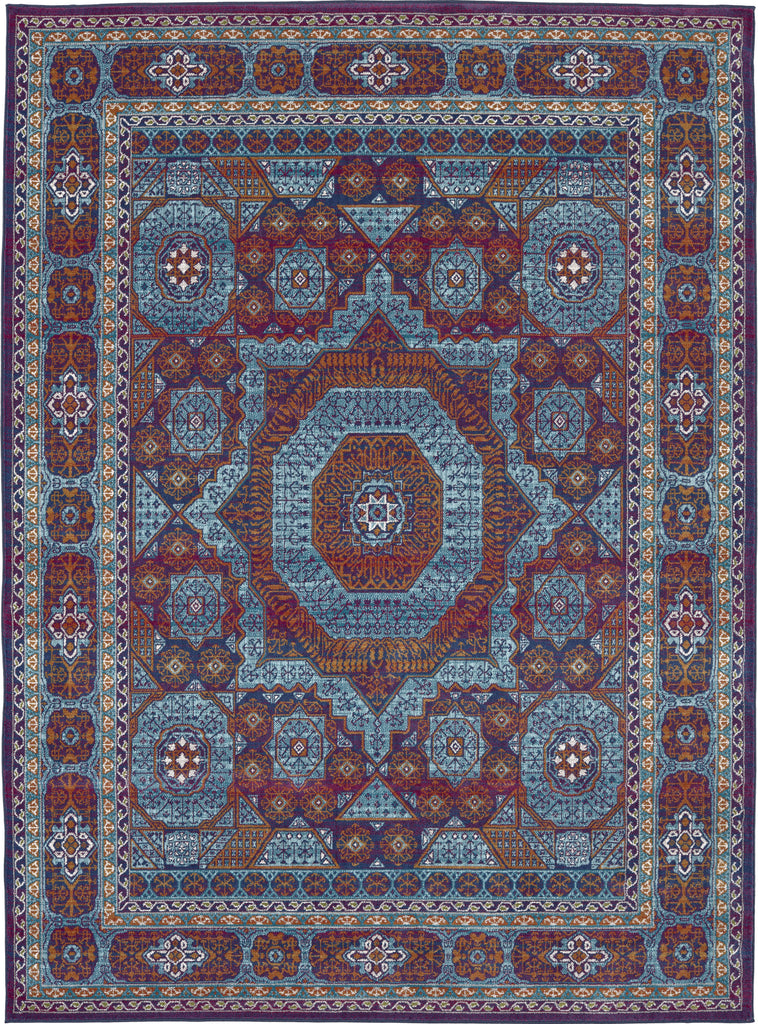 Karastan Meraki Capstone Peacock Area Rug main image