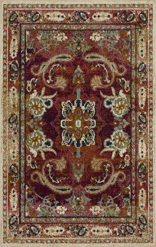 Karastan Meraki Capistrano Garnet by Area Rug Patina Vie Main