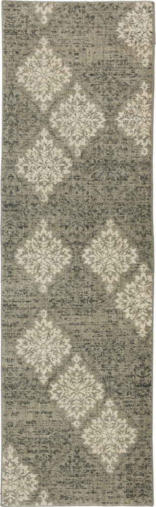 Karastan Euphoria Wexford Willow Grey Area Rug Runner