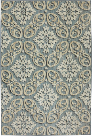 Karastan Euphoria Findon Bay Blue Area Rug 5' 3'' X 7' 10''