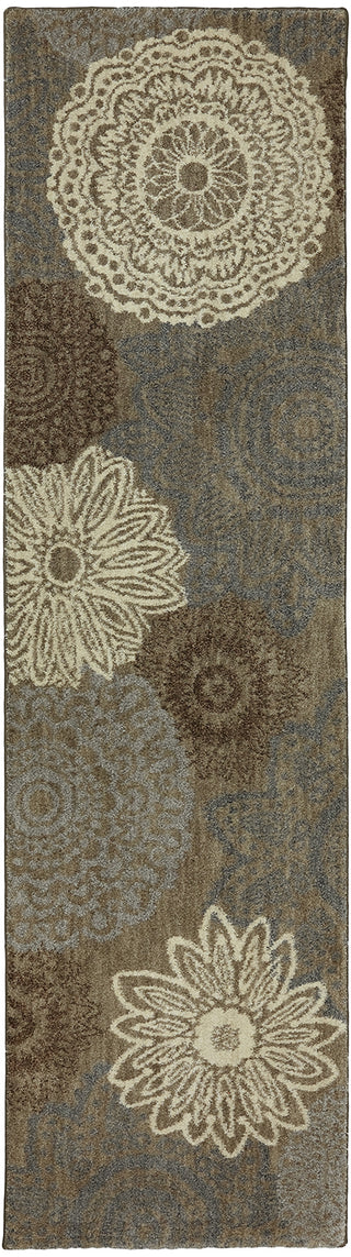 Karastan Euphoria Mossat Brown Area Rug 2' 6'' Runner