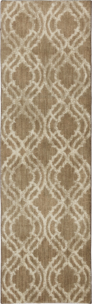 Karastan Euphoria Potterton Hazelnut Area Rug by Lattice Runner